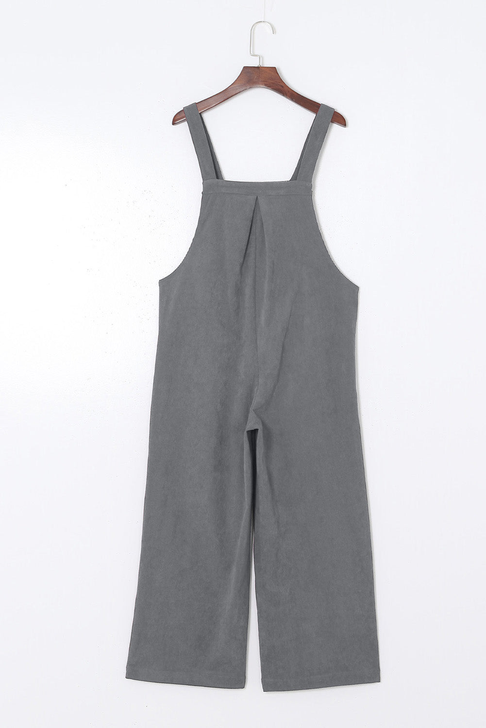 Pocketed Wide Leg Overall